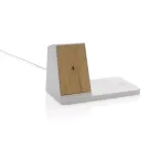 Cargador Ontario RCS plástico reciclado/bambú 15W 3 en 1