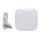 Caricatore wireless 10W Oregon in plastica riciclata RCS
