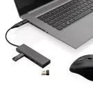 Hub Terra de aluminio reciclado  RCS con 3 puertos USB