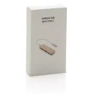 Hub de bambú con tipo C