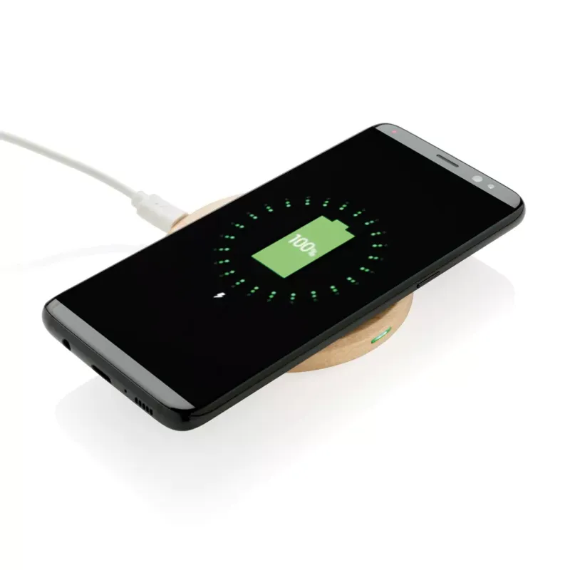 Caricatore wireless in legno da 5W