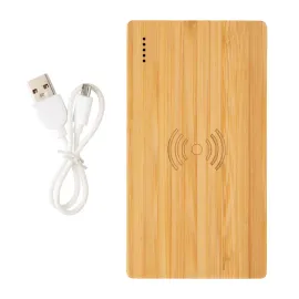 Batería externa Bambú 4.000 mAh inalámbrica 5W