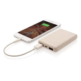 Powerbank tascabile 5.000 mAh in fibra di grano