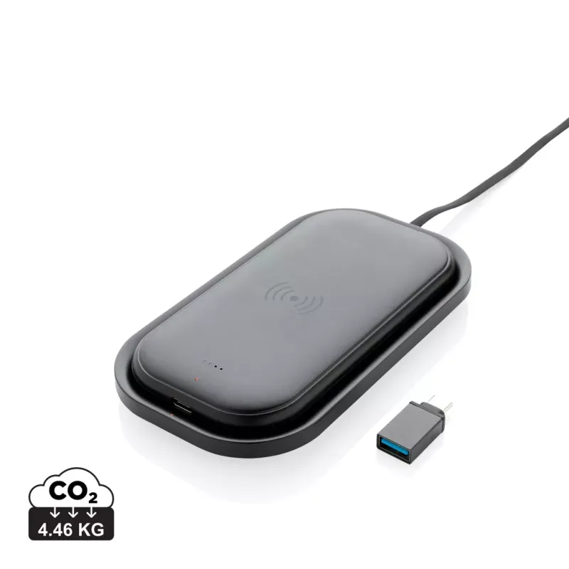 Chargeur sans fil avec socle powerbank 5.000 mAh