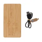 Sunwick 10.000mah Bambus Solar Powerbank