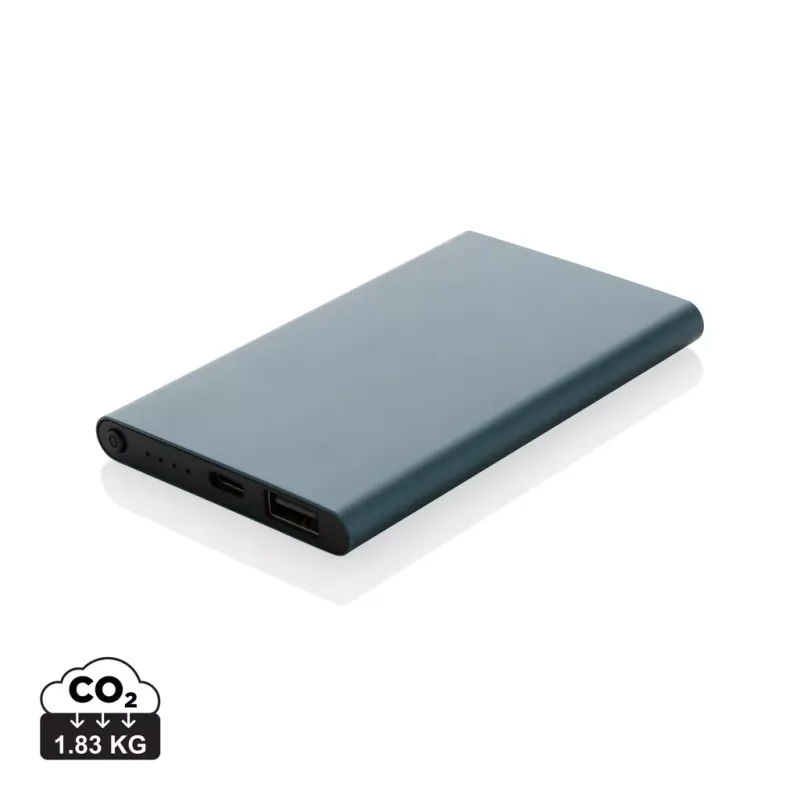 Powerbank plástico/aluminio RCS reciclado de 4000 mah tipo C