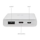 Batería inalámbrica 5W plástico RCS reciclado 5.000 mAh