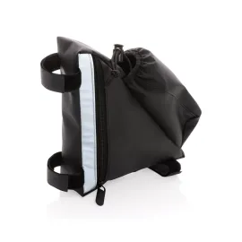 Borsa da bici ad alta visibilità in Pu con portabottiglia