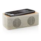 Speaker e caricatore wireless in fibra di grano