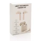 Liberty wireless earbuds in charging case