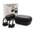 Auriculares deportivos TWS en estuche de carga