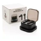 Auriculares TWS en caja de carga inalámbrica