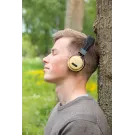 Casque audio sans fil en bambou