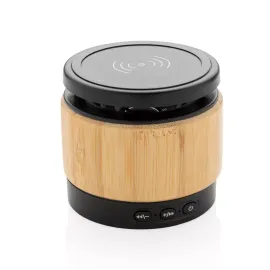 Speaker e caricatore wireless bambù