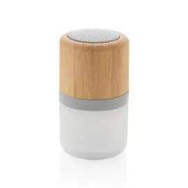 Speaker 3W in bambù con luce