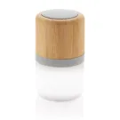 Enceinte 3W en bambou avec lumière d'ambiance