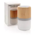 Speaker 3W in bambù con luce