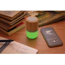 Speaker 3W in bambù con luce