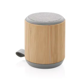 Speaker wireless 3W in bambù e tessuto