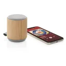 Bambus und Stoff 3W Wireless Speaker