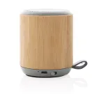 Speaker wireless 3W in bambù e tessuto