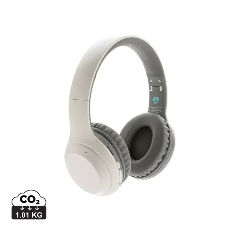 Casque audio en plastique recyclé RCS
