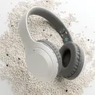 Kopfhörer aus RCS Standard recyceltem Kunststoff