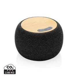 Enceinte 5W en plastique recyclé RCS et bambou