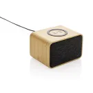 RCS rPlastik-3WSpeaker mit FSC® Bambus & 5W Wireless Charger