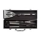 Set Barbacoa 3 piezas en caja de aluminio