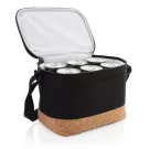 Bolsa y nevera bicolor con detalle de corcho
