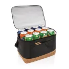Impact AWARE™ XL RPET two tone cooler bag with cork detail