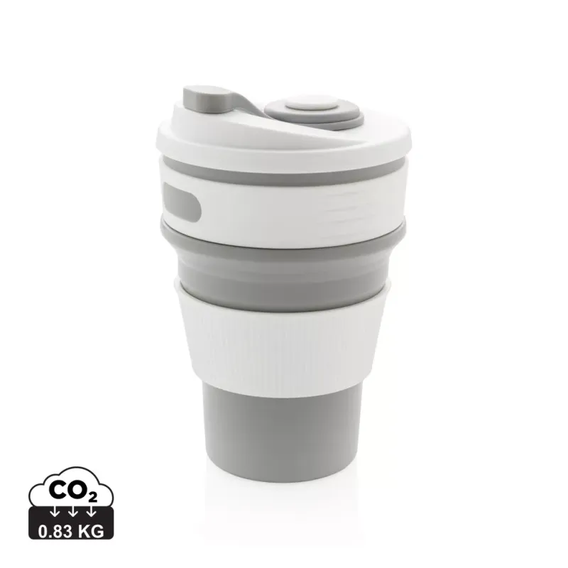 Taza plegable de silicona