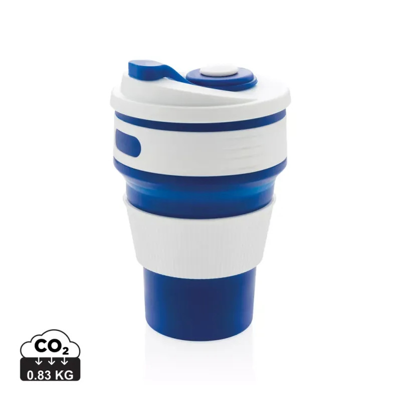 Taza plegable de silicona