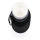 Bottiglia pieghevole in silicone con tappo