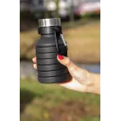 Auslaufgeschützte faltbare Silikonflasche