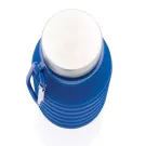 Botella de silicona plegable antigoteo con tapa