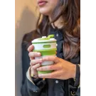 Foldable silicone cup