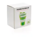 Foldable silicone cup