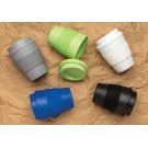 Mug en PP recyclable avec couvercle à vis 350ml