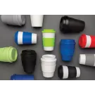 Mug en PP recyclable avec couvercle à vis 350ml