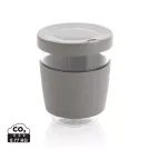 Vaso de borosilicato Ukiyo con tapa y funda de silicona