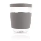Vaso de borosilicato Ukiyo con tapa y funda de silicona