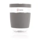 Vaso de borosilicato Ukiyo con tapa y funda de silicona