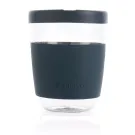 Vaso de borosilicato Ukiyo con tapa y funda de silicona