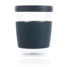 Vaso de borosilicato Ukiyo con tapa y funda de silicona