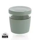 Vaso de borosilicato Ukiyo con tapa y funda de silicona