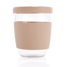 Verre 360ml avec couvercle et manchon en silicone Ukiyo
