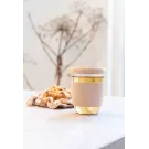 Vaso de borosilicato Ukiyo con tapa y funda de silicona