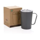 Tazza termica in acciaio inox riciclato RCS con tappo 420ml
